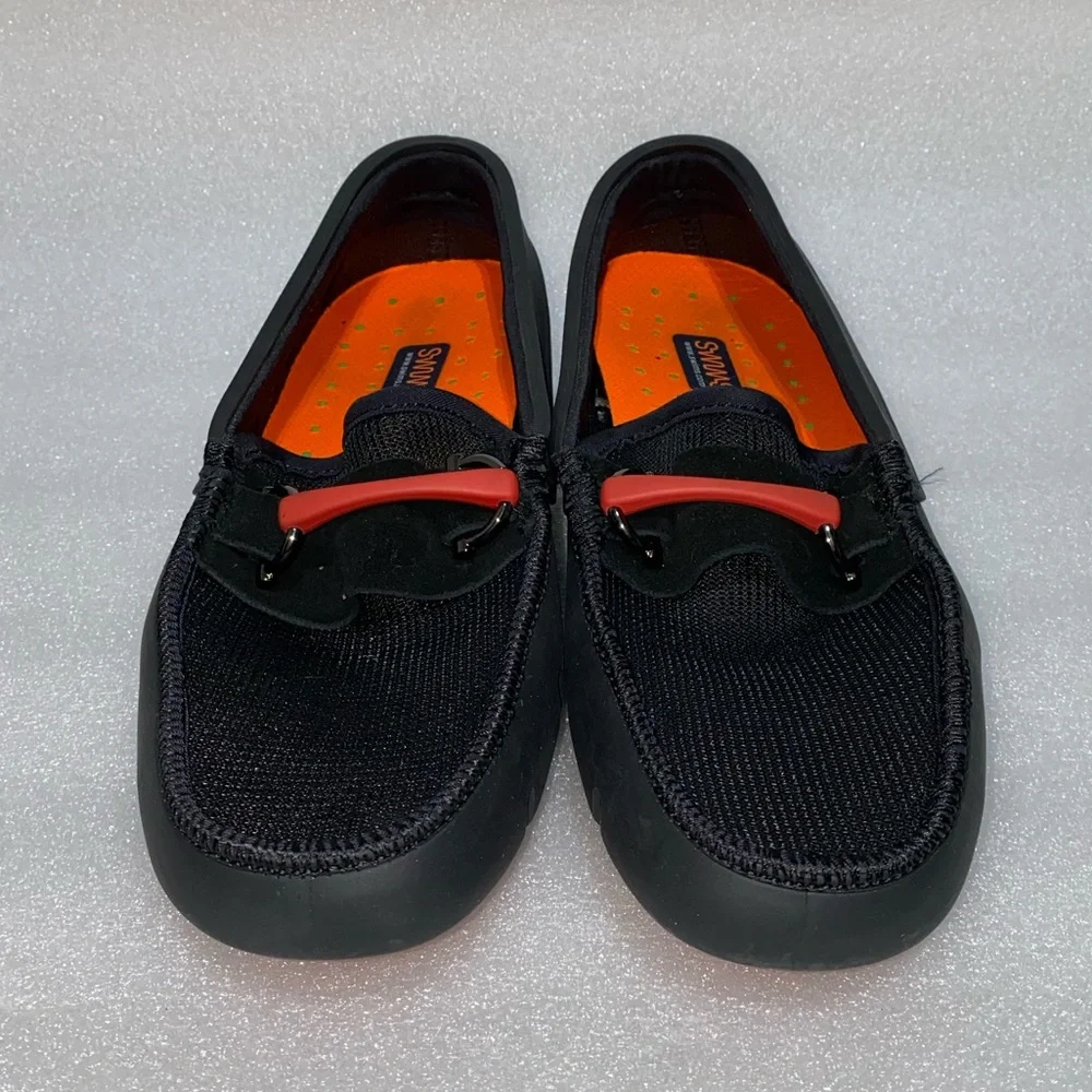 Swims Men’s Sporty Bit Loafer size 8 black red